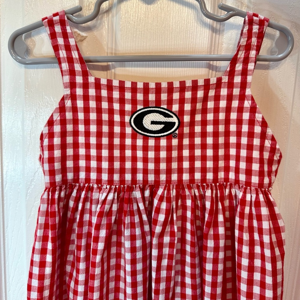 Toddler Georgia Bulldog Sleeveless Dress